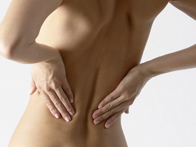 Why does the back pain occur in the lower back