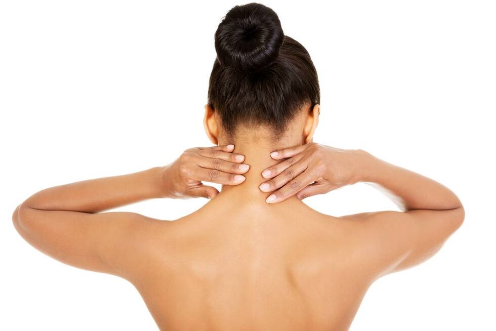 self-massage of the neck for osteochondrosis